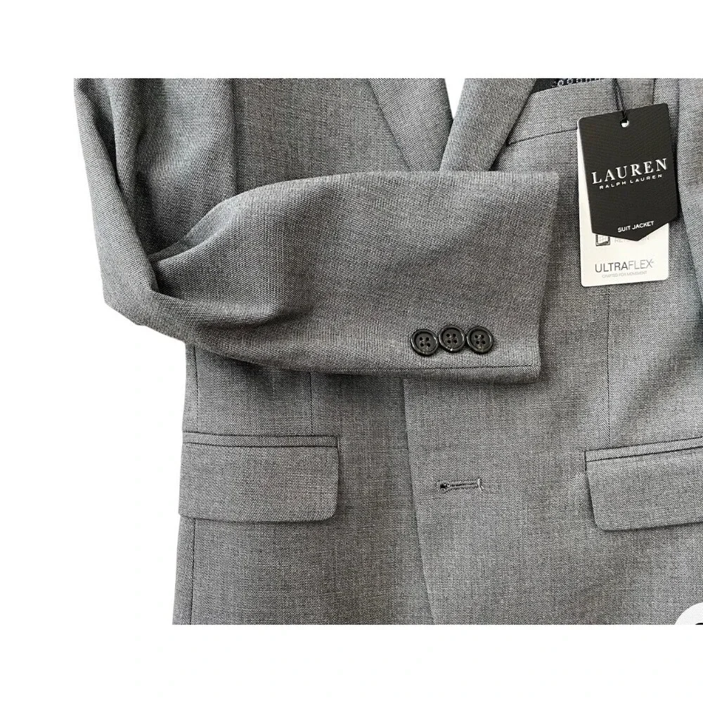 Ralph‎ Lauren Kids Grey UltraFlex Suit Jacket Blazer 10R New SALE